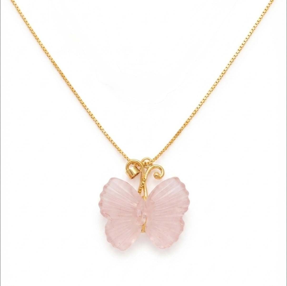 Rose Butterfly Pendant