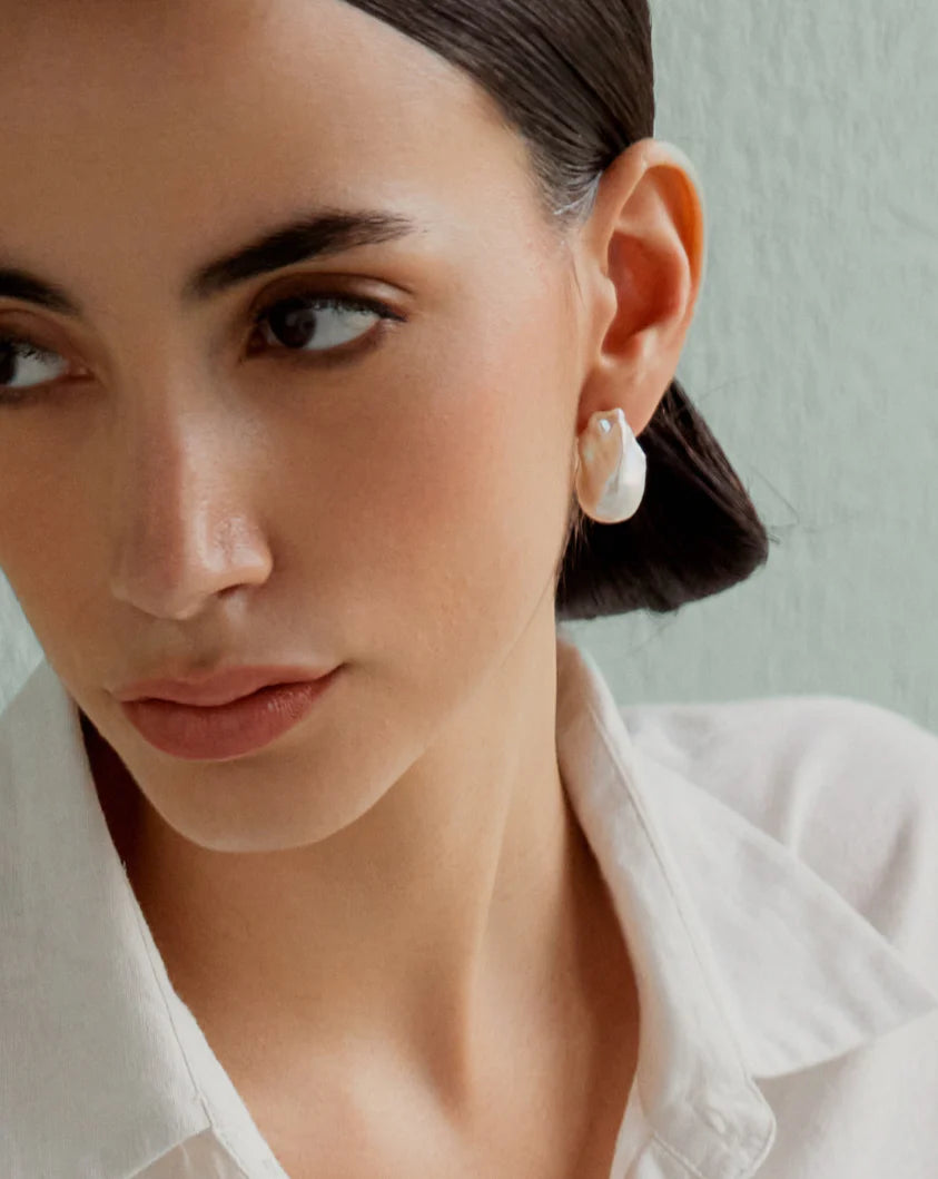 Royal Baroque Pearl Studs