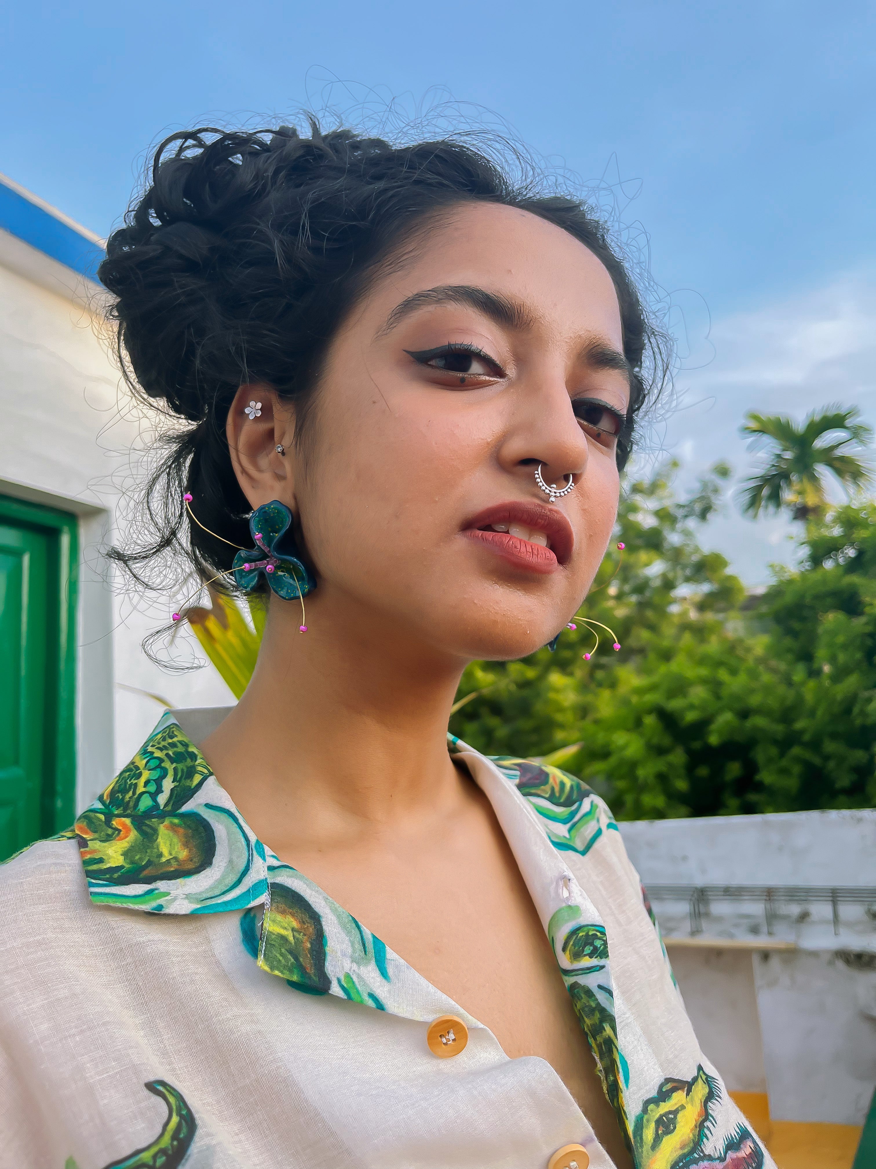 Schizzato Tripetal Earrings