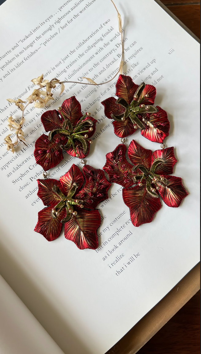 GULMOHAR GRAND DUO EARRINGS