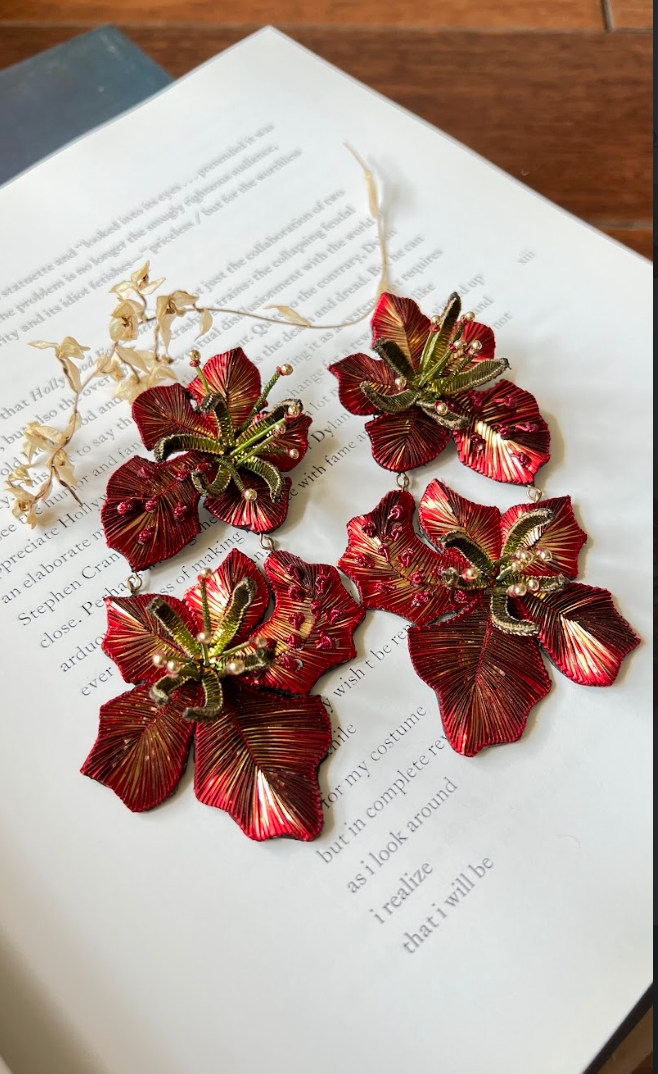 GULMOHAR GRAND DUO EARRINGS