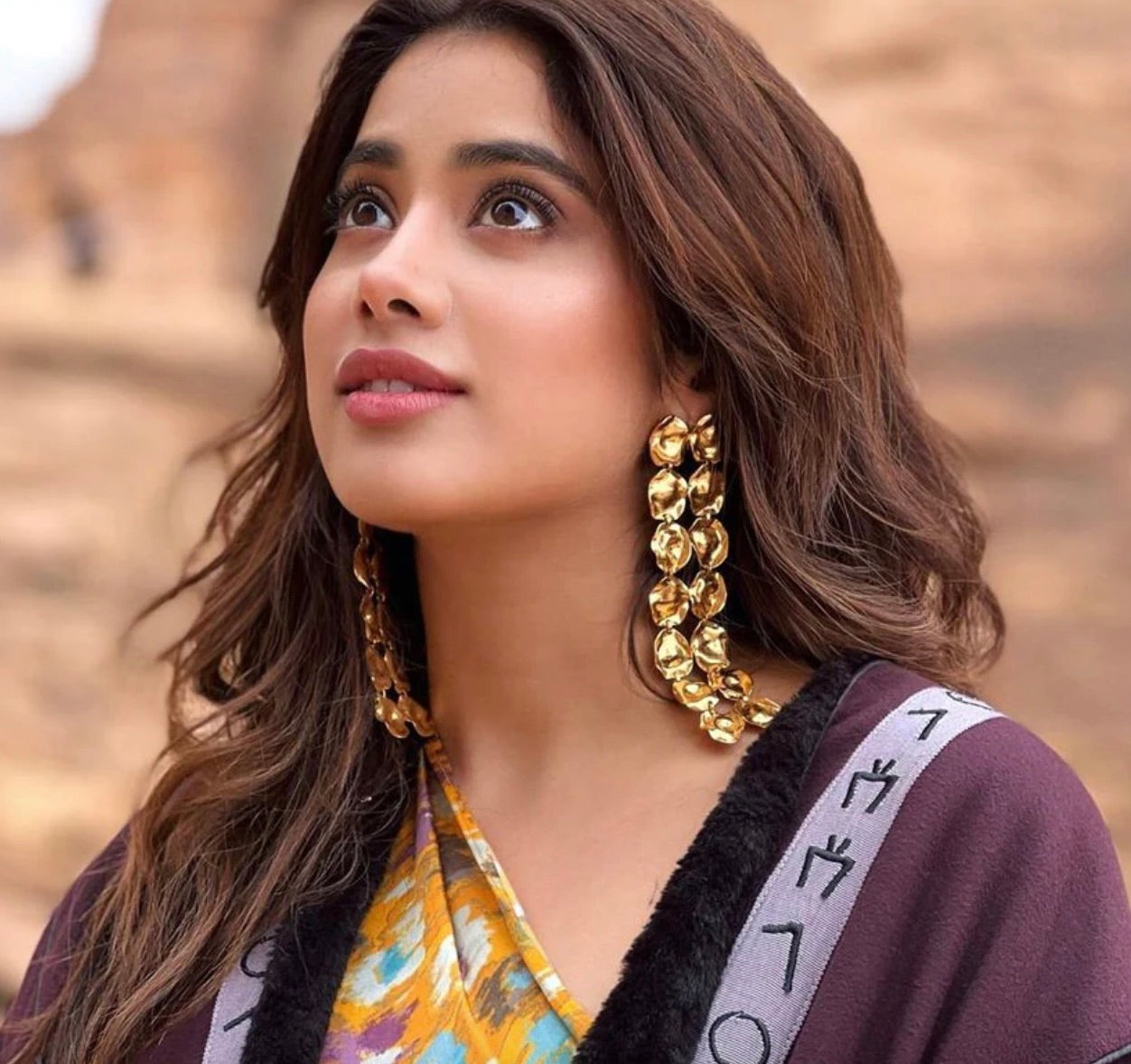 CHUNKY DOUBLE DROP EARRINGS