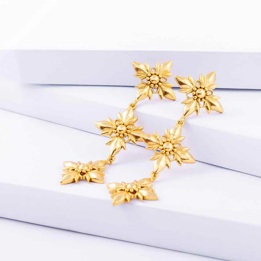 Sunehri Long Earrings