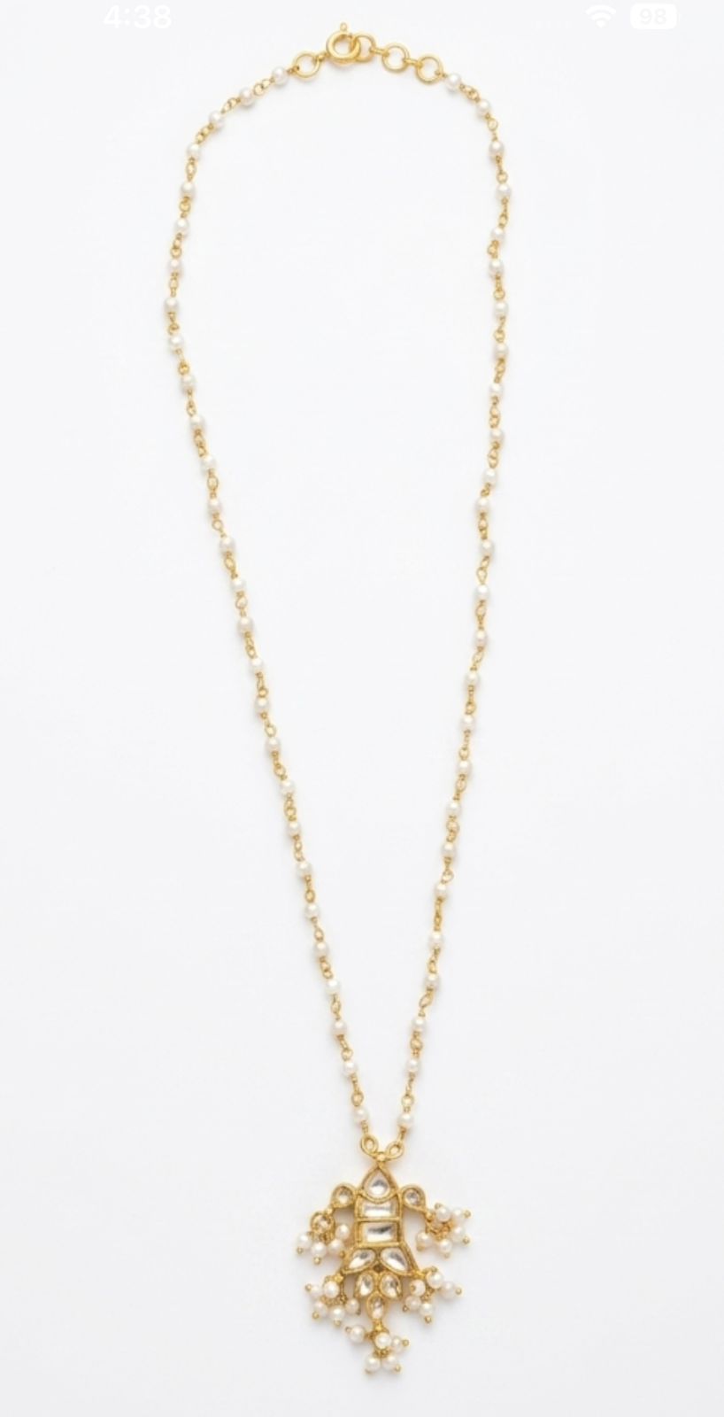 The Apsara Celestial Kundan & Pearl Necklace