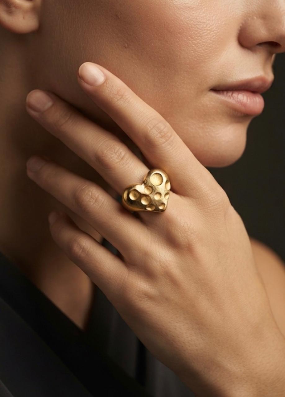 The Kintsugi Heart Ring