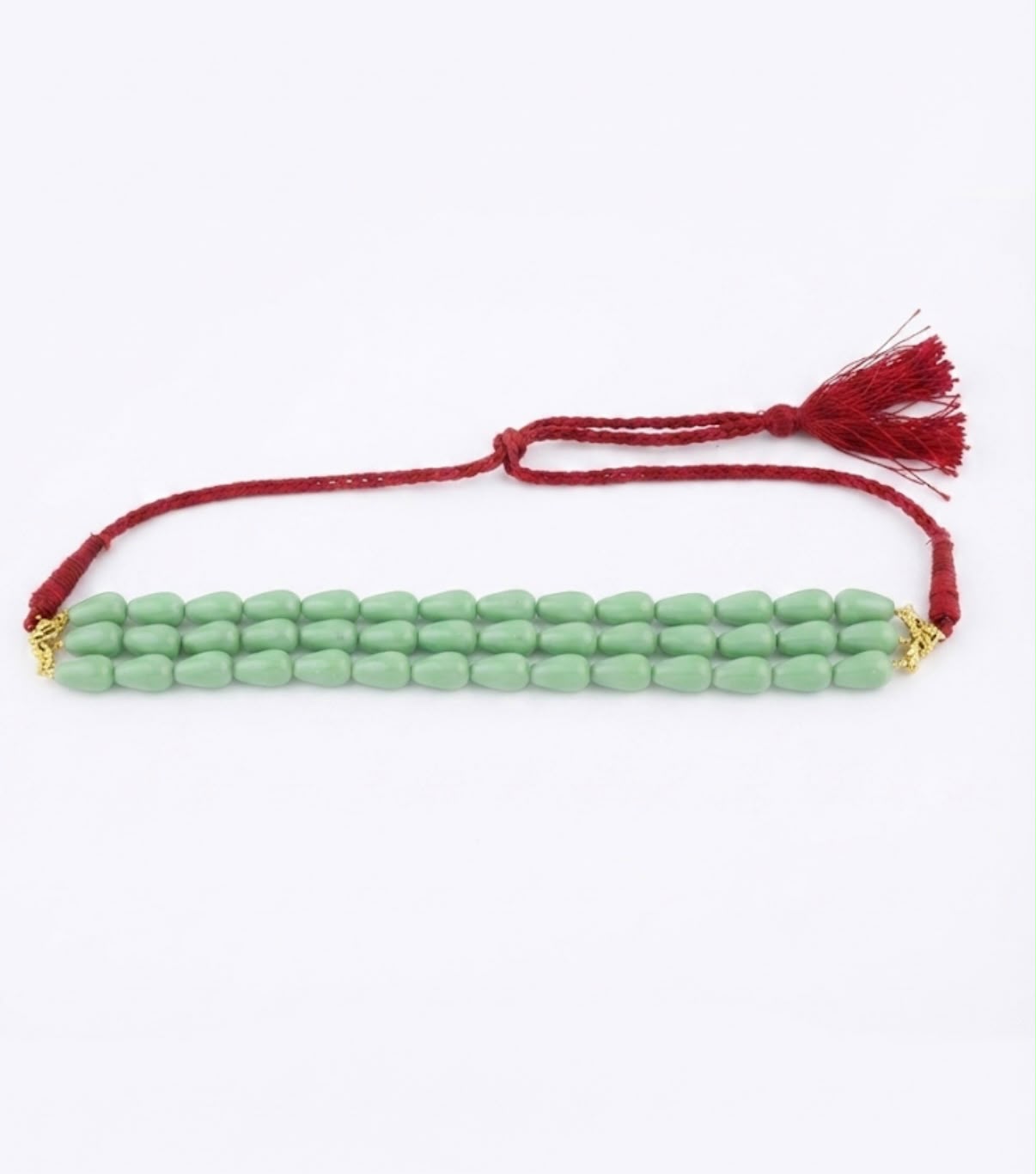 Verdant Tiered Bead Choker
