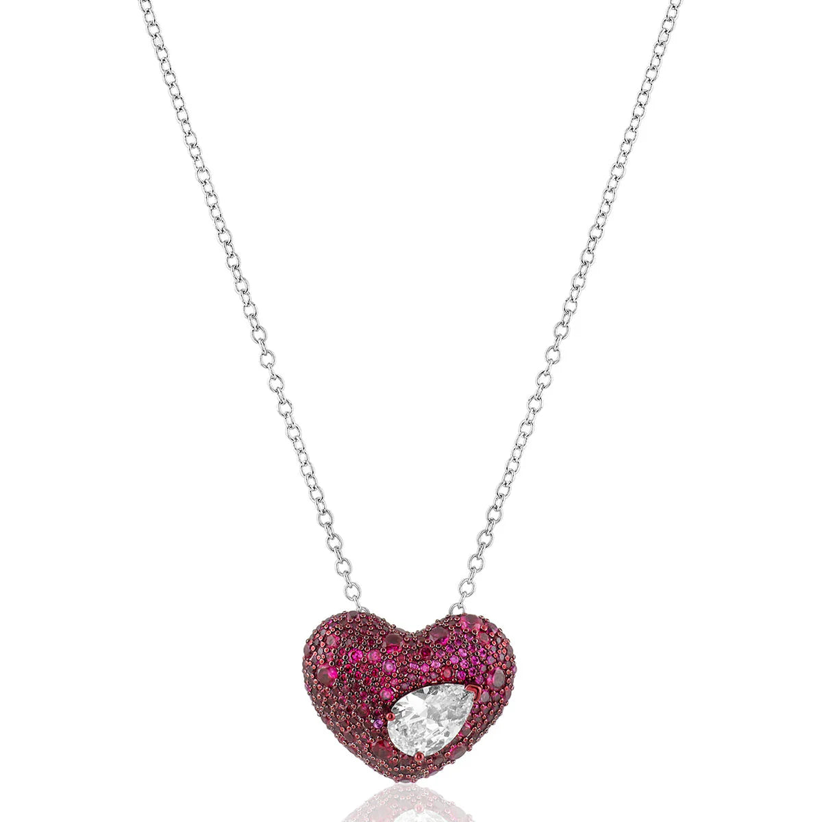 Violetta Ruby Pendant Necklace