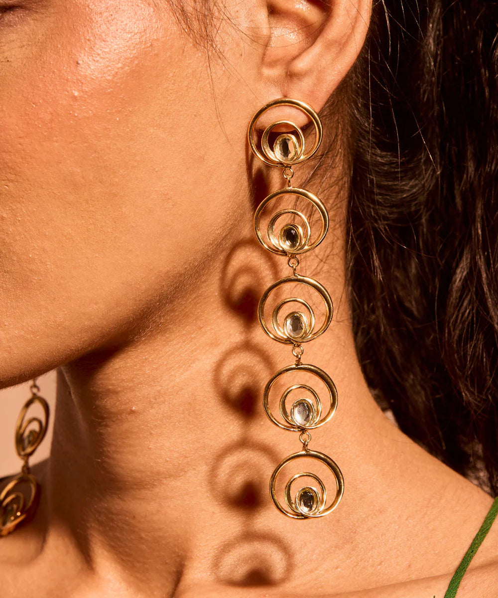 Wave Long Earrings