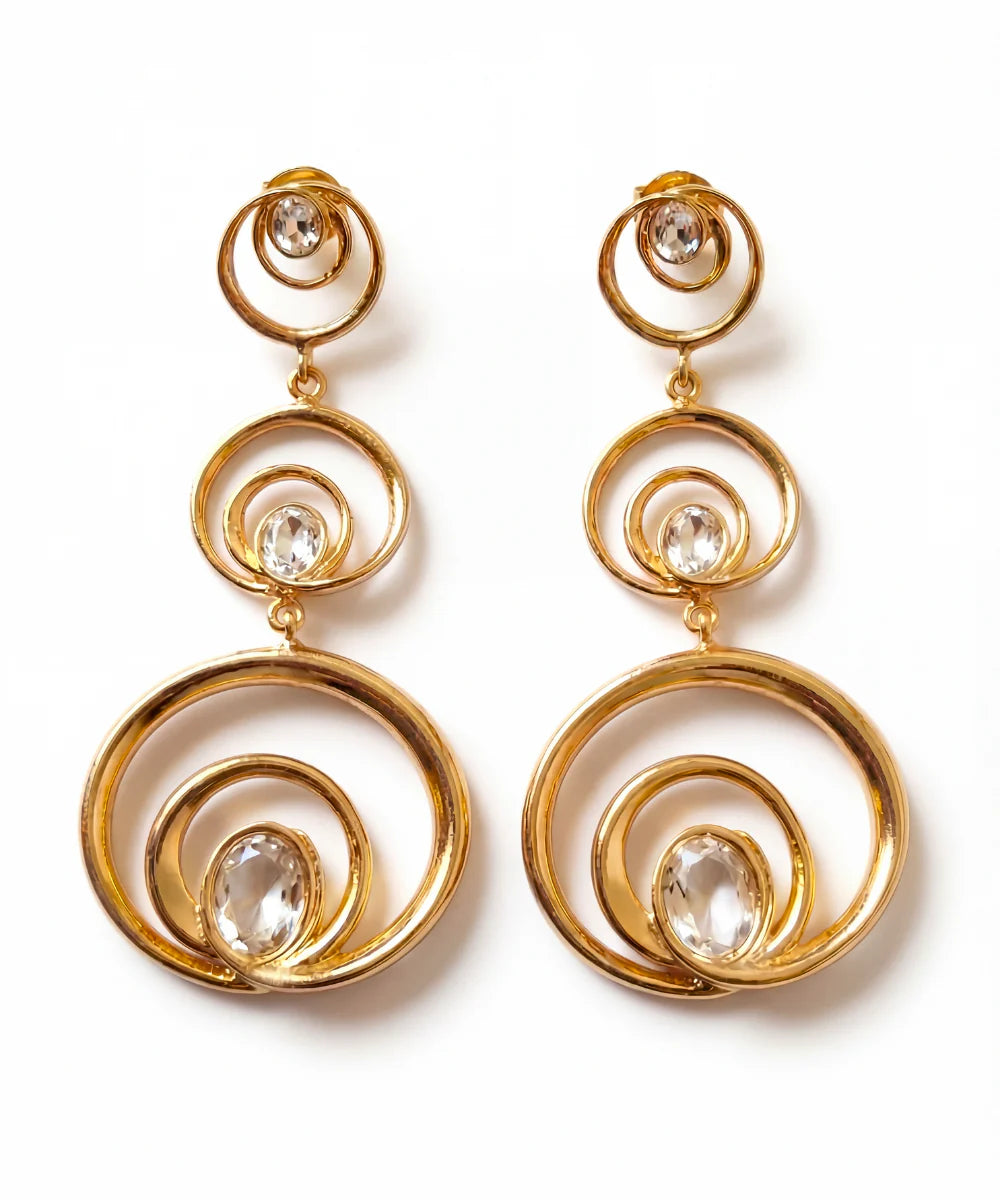 Wave Trio Earrings