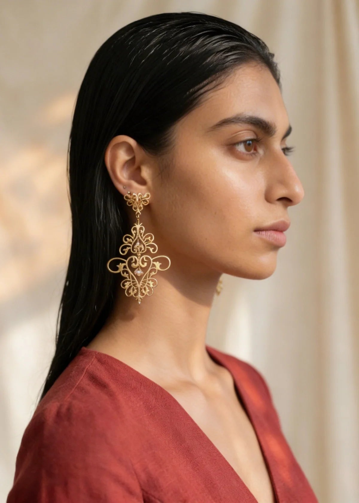 Womb Chandelier Earrings