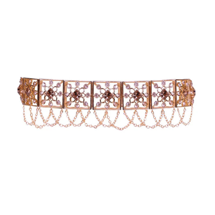 Ghoomer Choker (Rose Gold)
