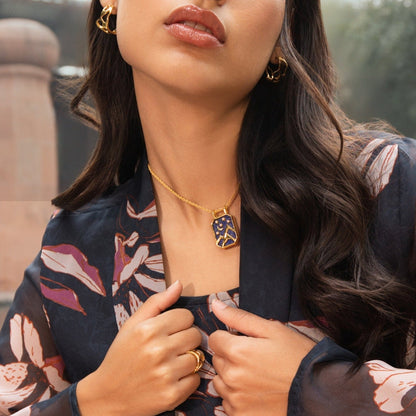 Nightfall Starry Moon Necklace