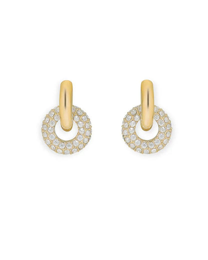18 kt Gold Plated Circa Earrings