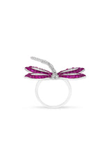 Load image into Gallery viewer, WOODLAND DRAGONFLY RING
