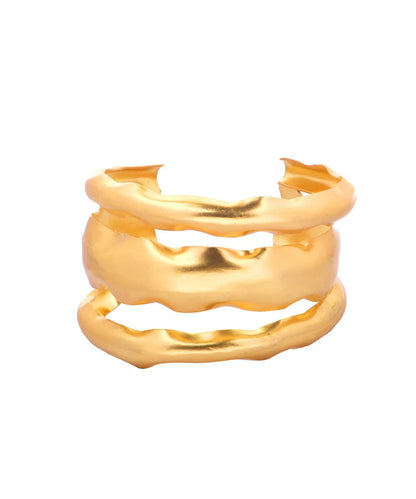 Gold Triple Cuff