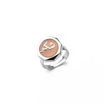 Load image into Gallery viewer, SHUKR ROSE QUARTZ SILVER RING
