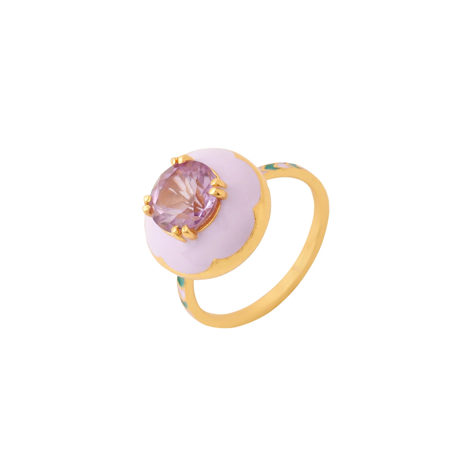 LAVENDER PALMA RING