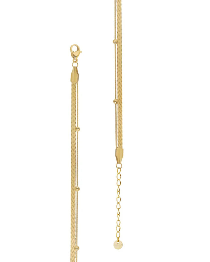 18 kt Gold Plated Vintage Snake Chain Anklet