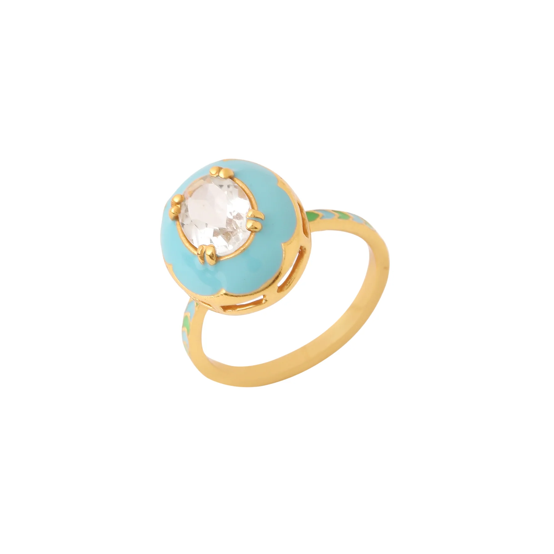 FERRO OVAL RING - MARINE BLUE