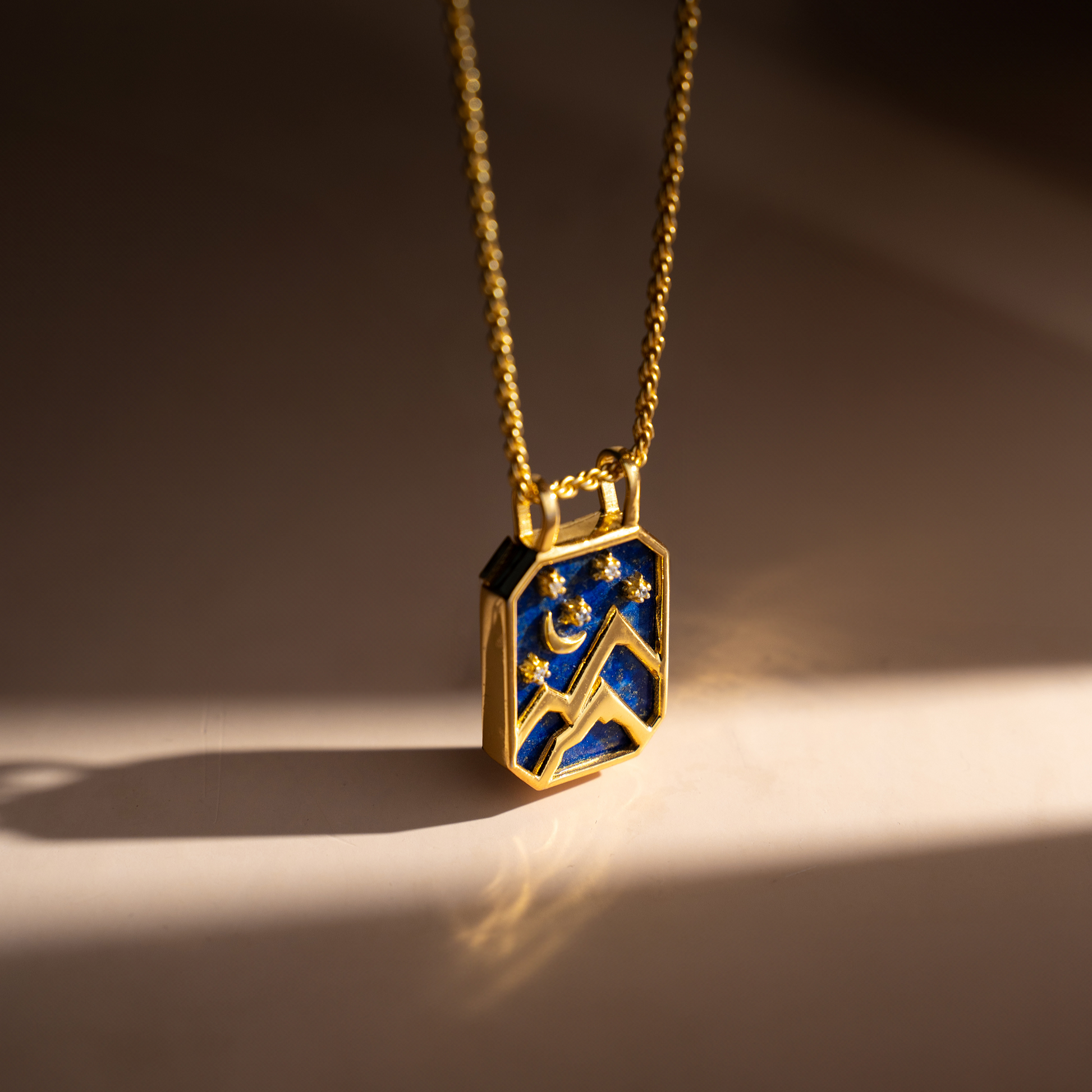 Nightfall Starry Moon Necklace