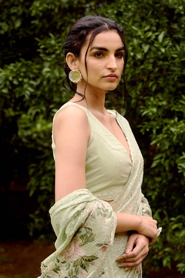 Two Tone bubbly crater studs Silver and Gold