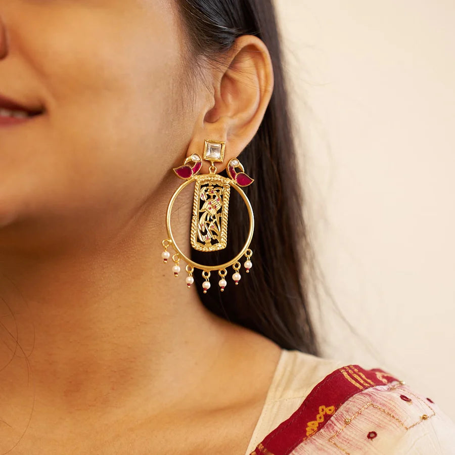 Akasha Statement Dangler Earrings