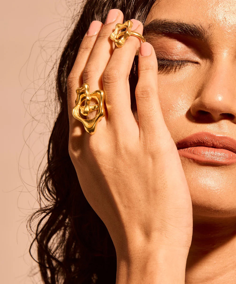 Aura Flow Duo Ring Set