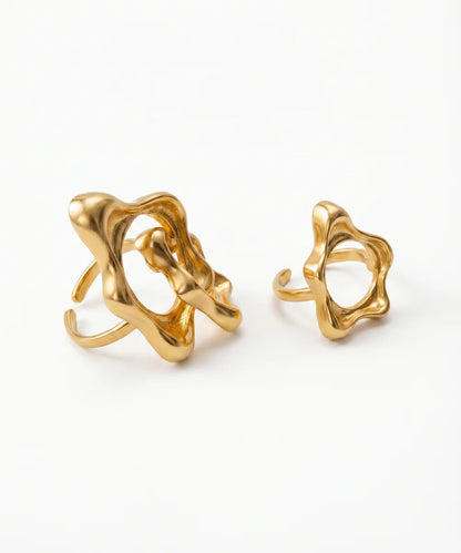 Aura Flow Duo Ring Set