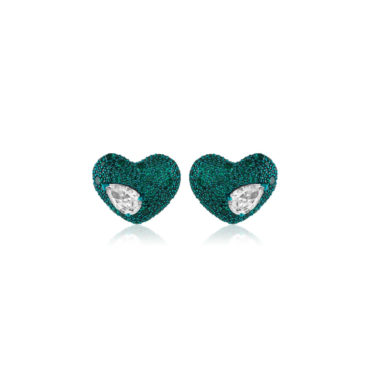 Aurelia Emerald Stud Earrings
