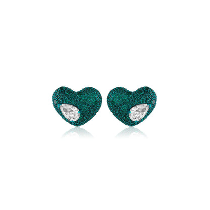 Aurelia Emerald Stud Earrings