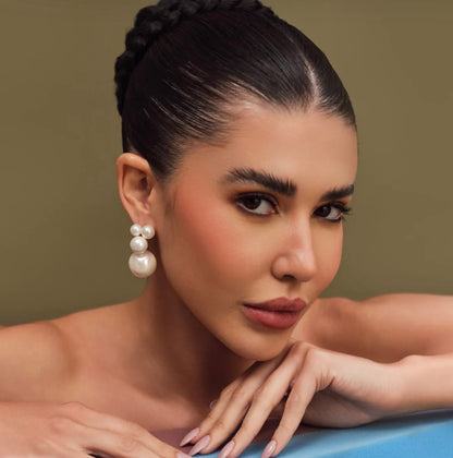 BERRY STUDS, Pearl Earrings, Anaash