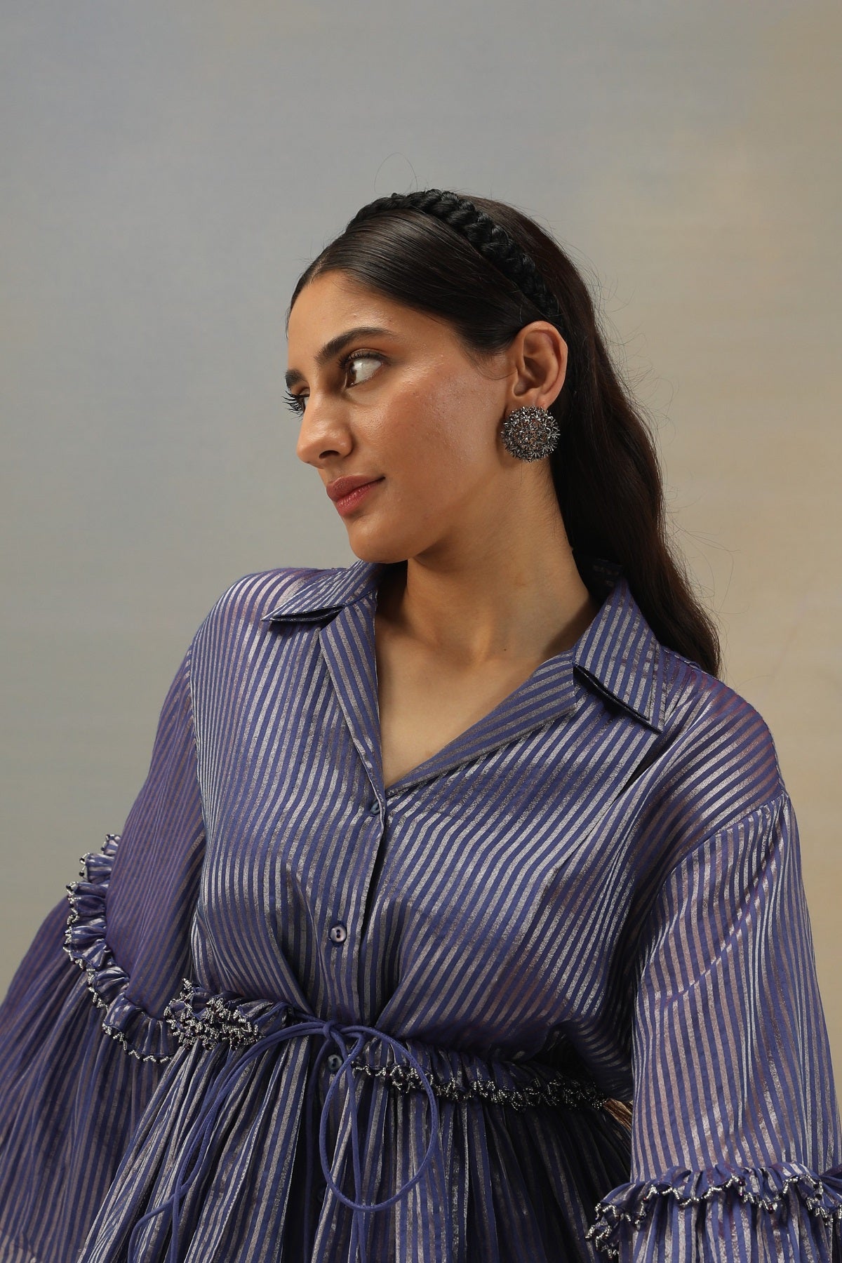 Springtime Sunshine Studs Black