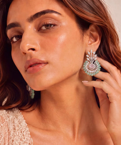 Bageecha Diamond Pink and Mint Green Tops