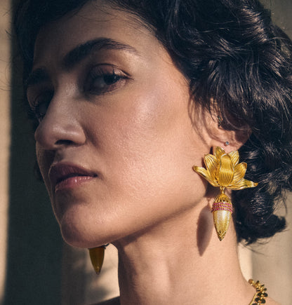 Banana Blossom Earrings