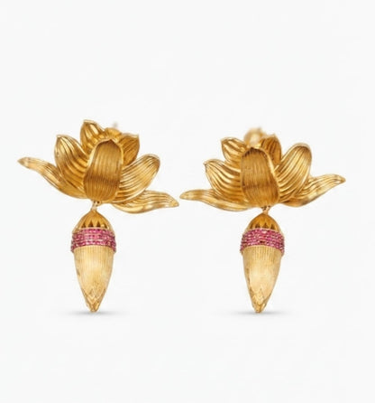 Banana Blossom Earrings