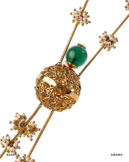 Basra Rattan Y- Necklace