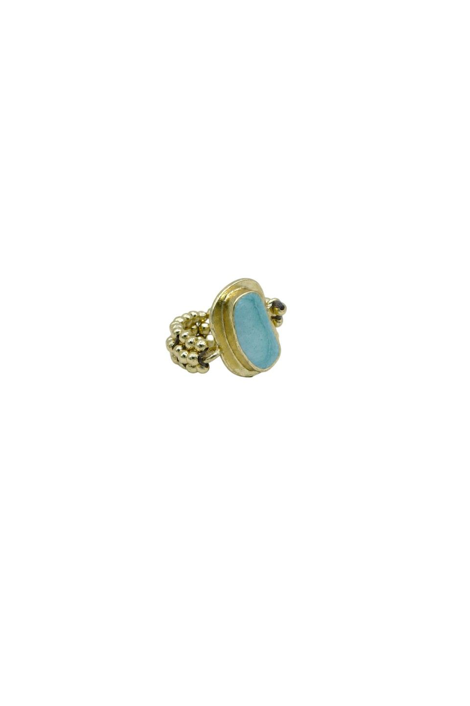 Boat Stone Ring - TURQUOISE