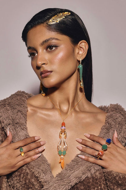 Champi Peeli Pendant