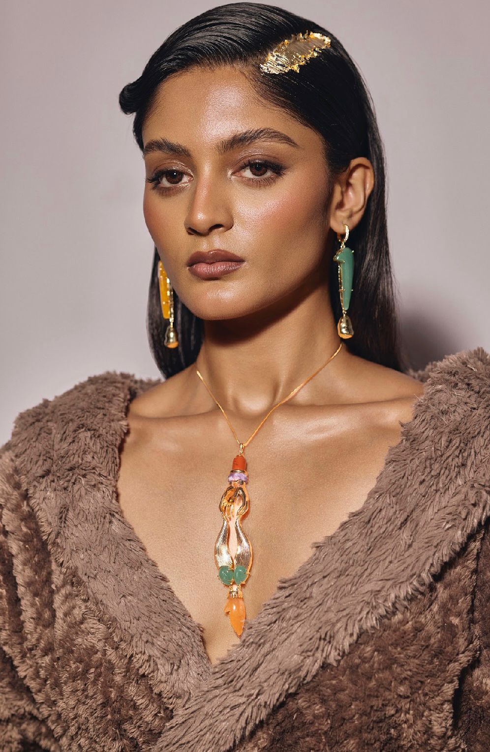 Champi Peeli Pendant