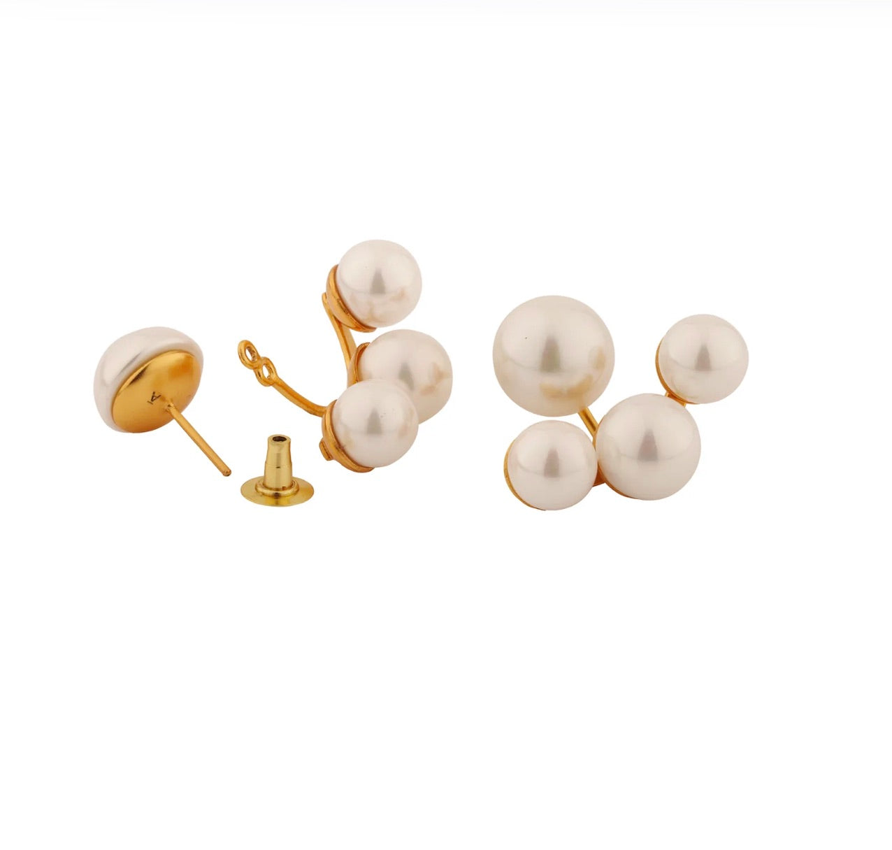 CLAW STUDS, Anaash, Pearl Studs