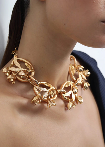 Camelia Link Necklace