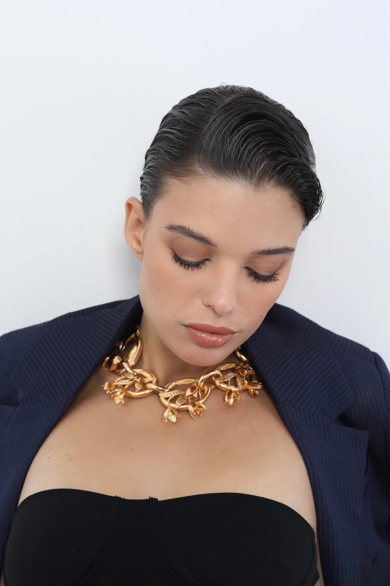 Camelia Link Necklace