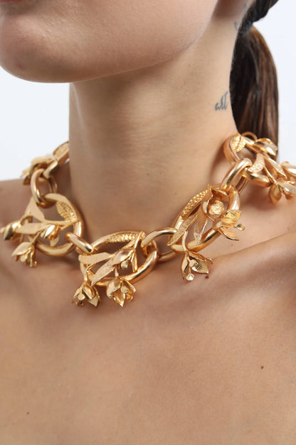 Camelia Link Necklace