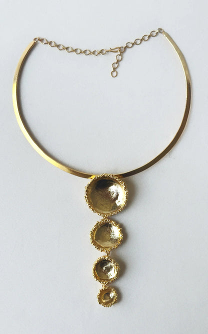 Cascade Neckpiece Gold