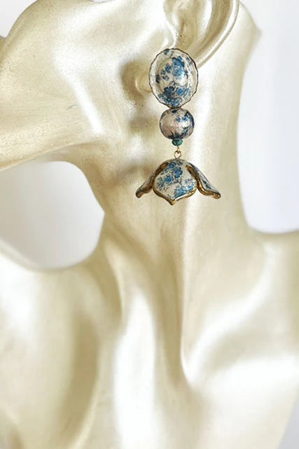 Cerulean Big Jhumka