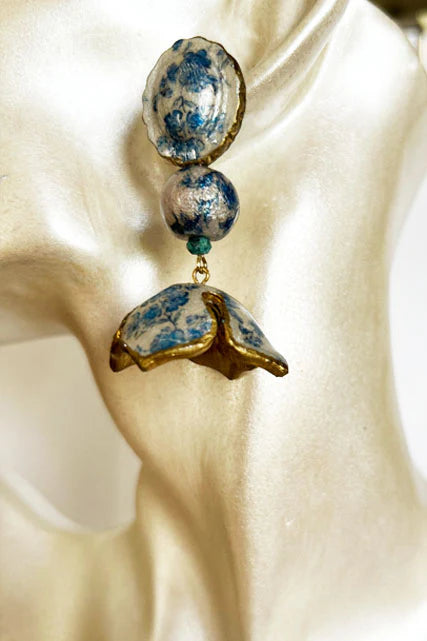 Cerulean Big Jhumka