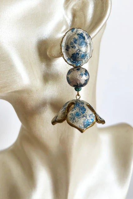 Cerulean Big Jhumka