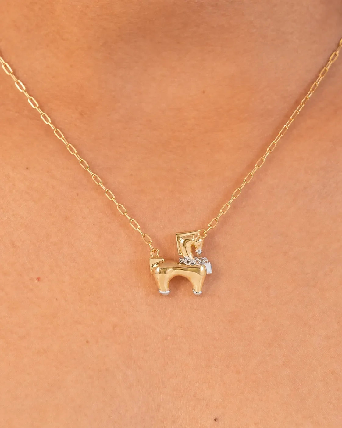 Horse Pendant Gold