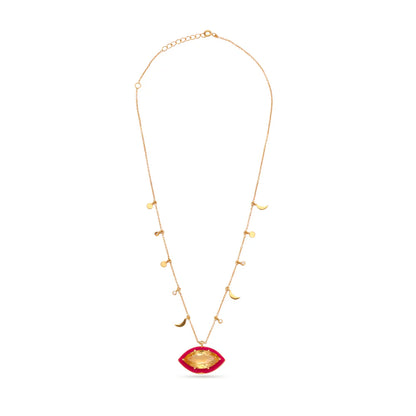 Citrine Pala Third Eye Necklace