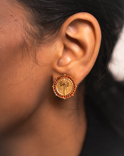 Classic Banana Plant Studs
